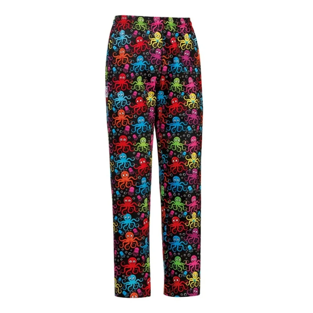 Pantalone Cuoco Coulisse Oktopus Multicolor EGOCHEF