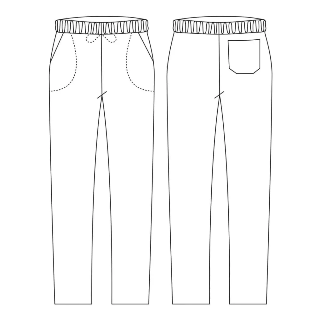 Pantalone Cuoco Coulisse Oktopus Multicolor EGOCHEF