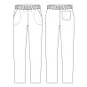 Pantalone Cuoco Coulisse Oktopus Multicolor EGOCHEF