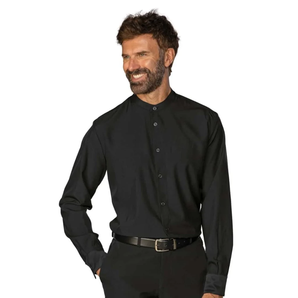 Camicia Detroit Unisex Tecnostretch Nera ISACCO