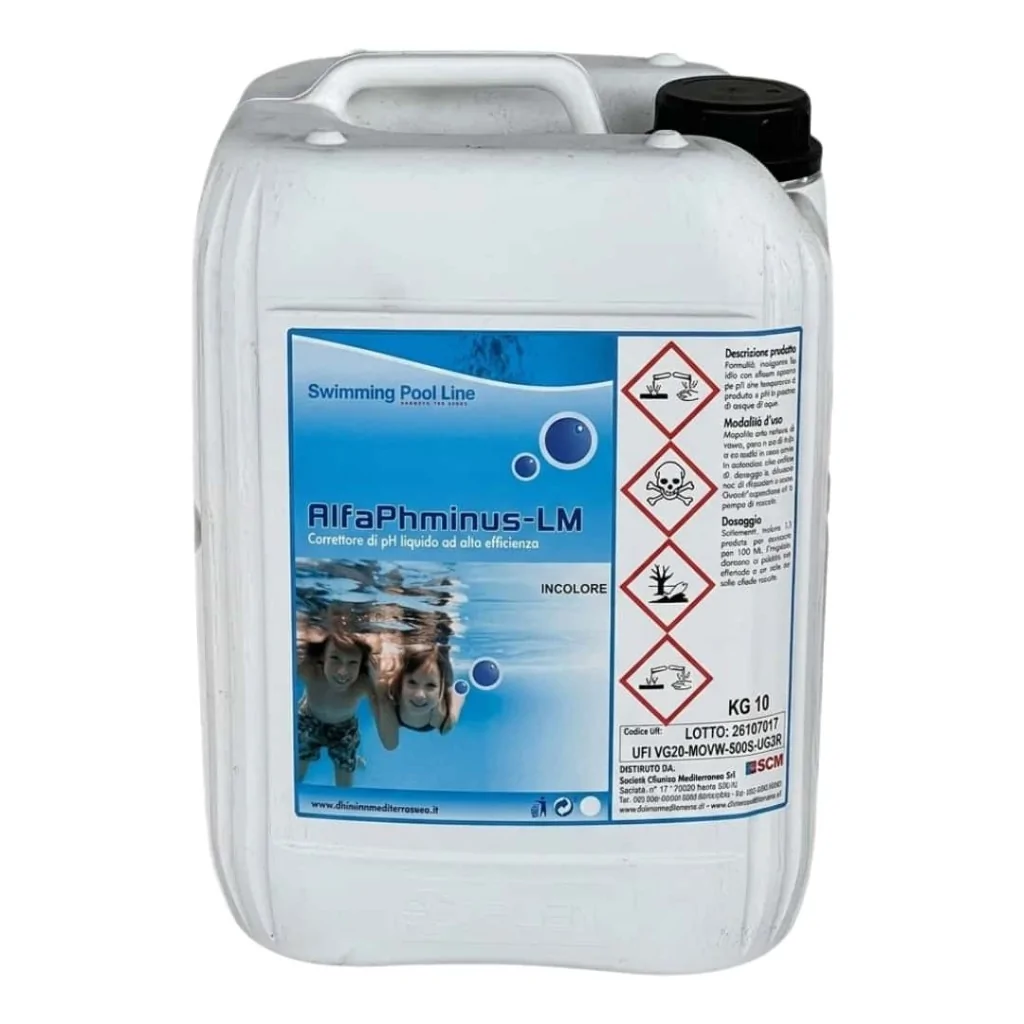 Riduttore pH Liquido Alfa Ph Minus - LM 10 kg 