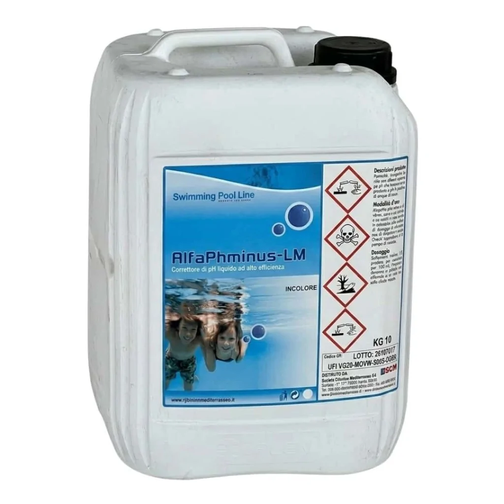 Riduttore pH Liquido Alfa Ph Minus - LM 10 kg 