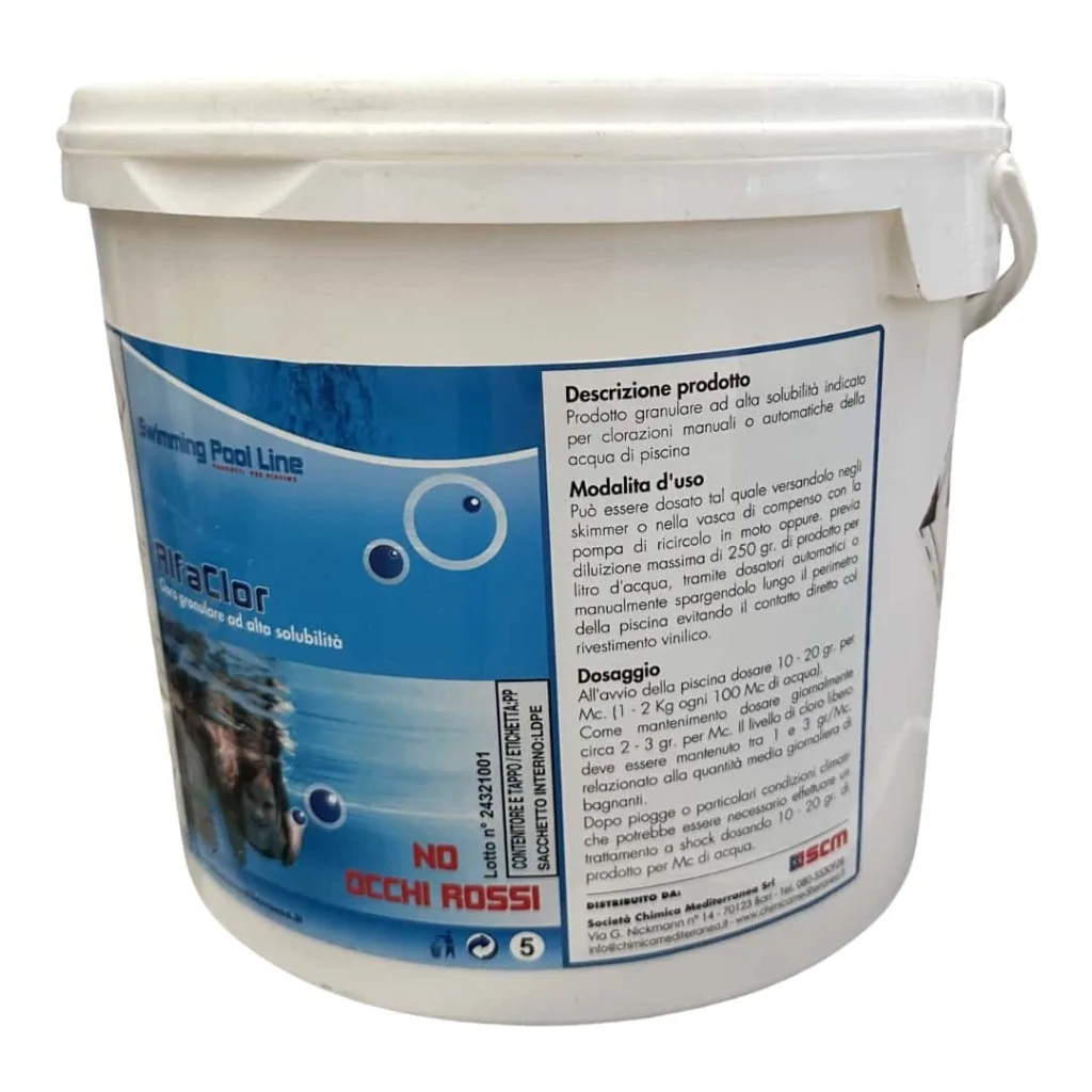 Alfa Clor Dicloro Granulare 56% 5kg 