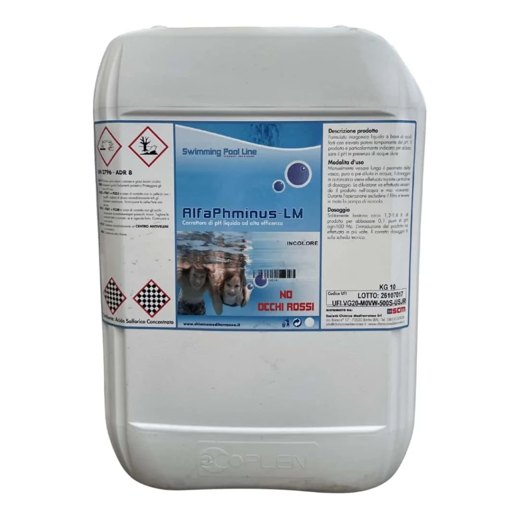 Riduttore pH Liquido Alfa Ph Minus - LM 10 kg 