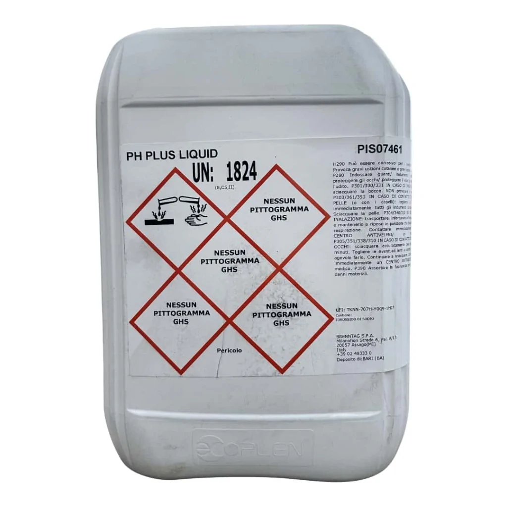 Innalzatore pH Liquido Ph Plus 10 kg BRENNTAG