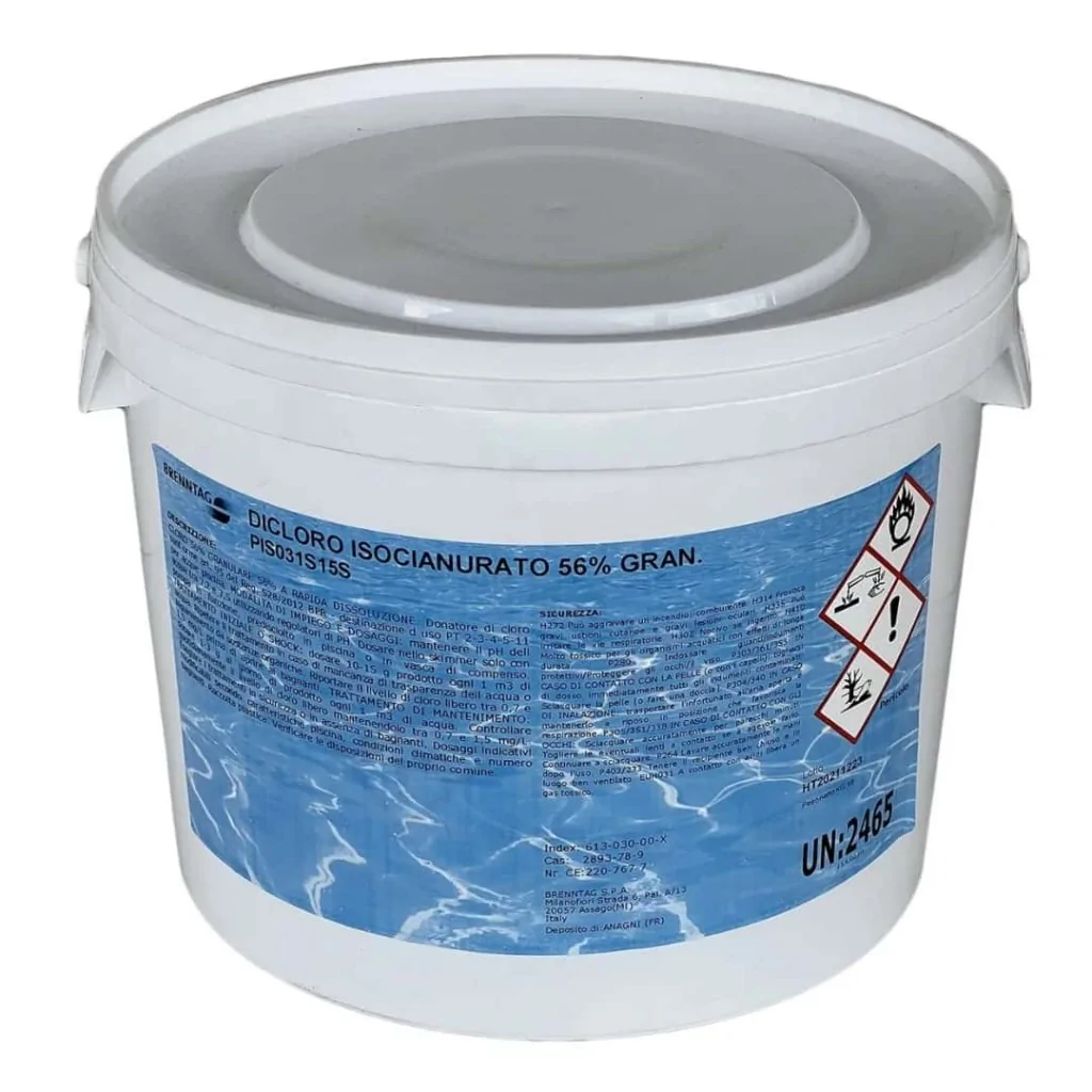 Dicloro Isocianurato Granulare 56% 10 kg BRENNTAG