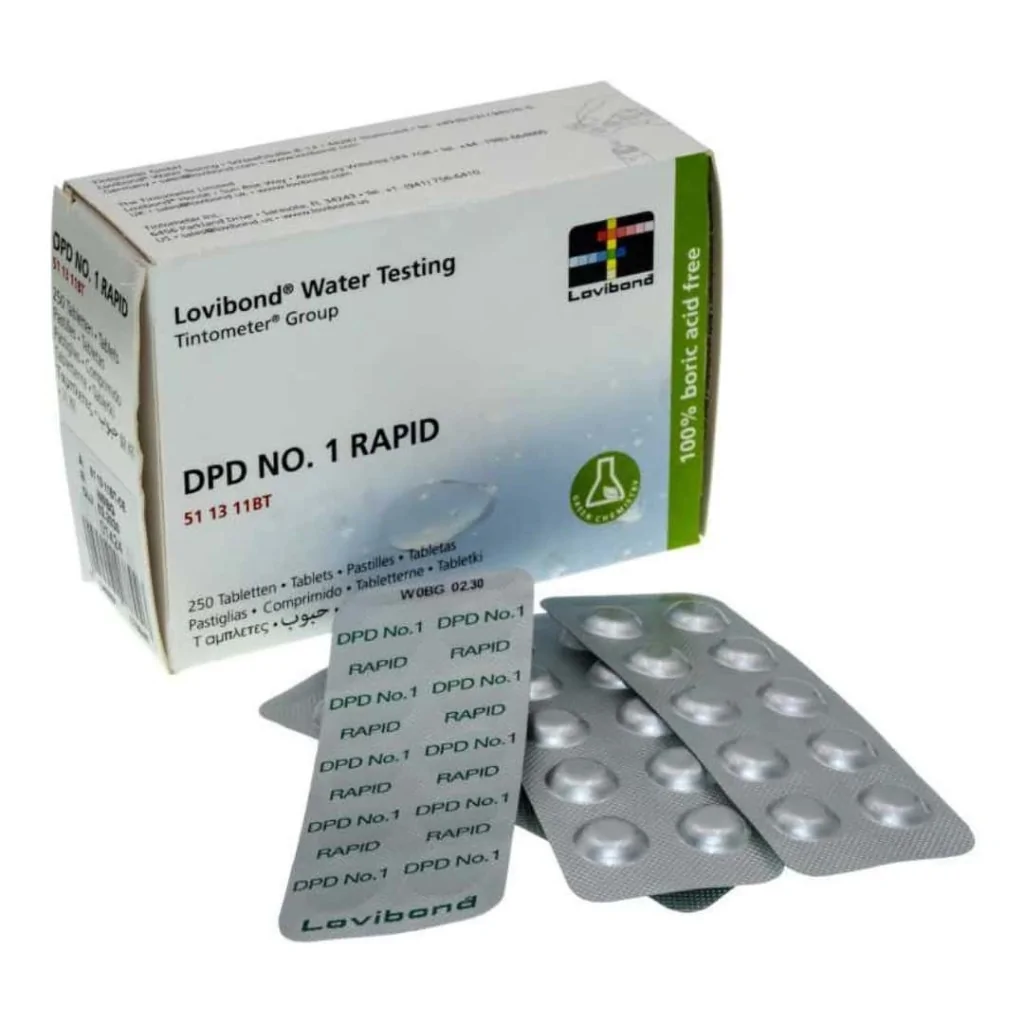 Ricambio Pastiglie DPD1 Cloro Libero 50 pz LOVIBOND