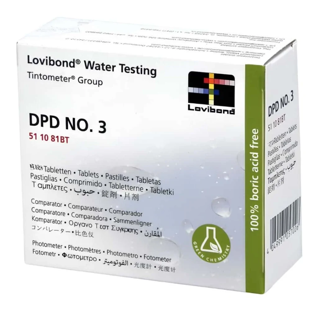 Ricambio Pastiglie Dpd3 Cloro Totale 100pz LOVIBOND