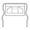 Grembiule Vita Rouen Stone Fango 70x48 cm ISACCO