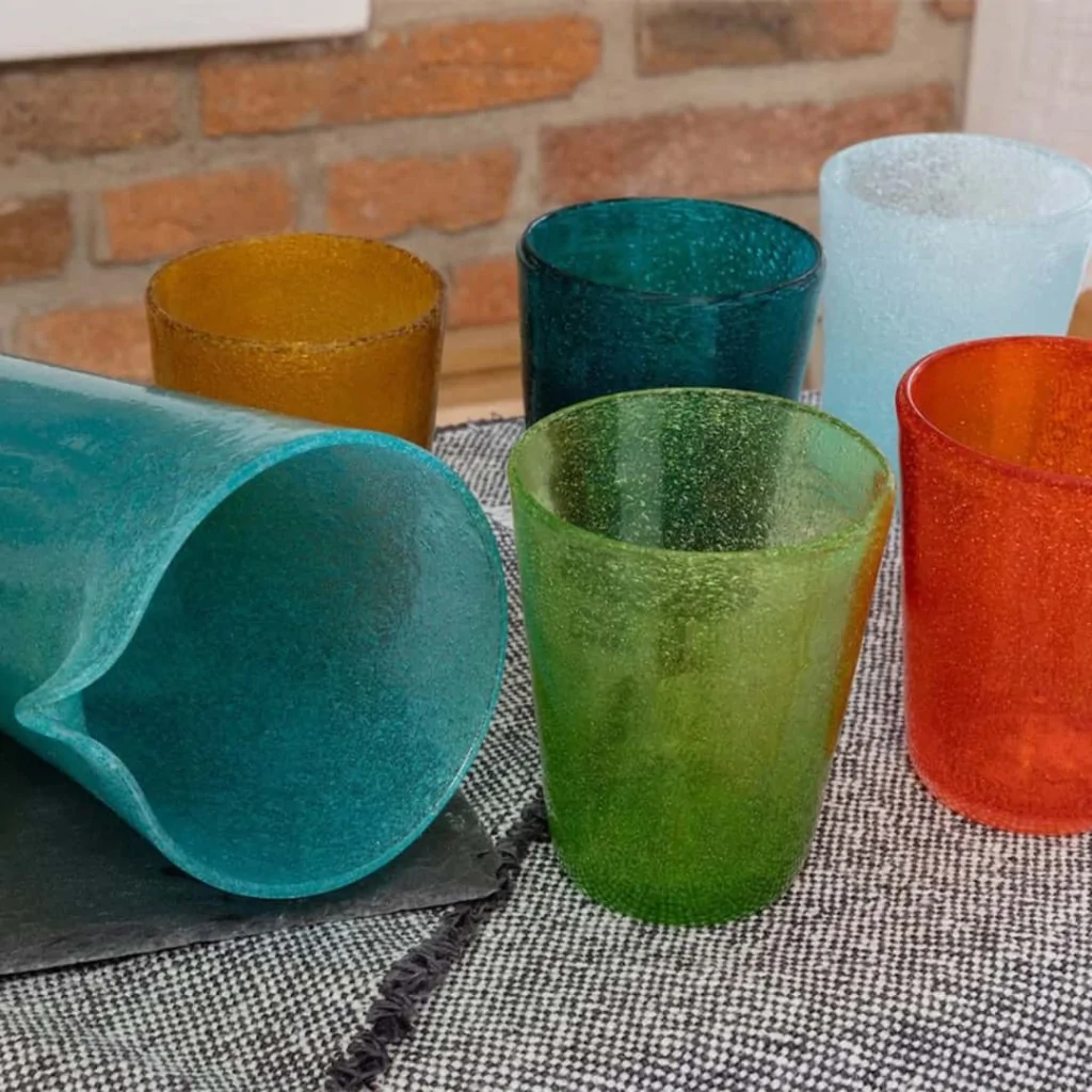 Set 4 Bicchieri Acqua Monochrome Verde Lime 30 cl MEMENTO