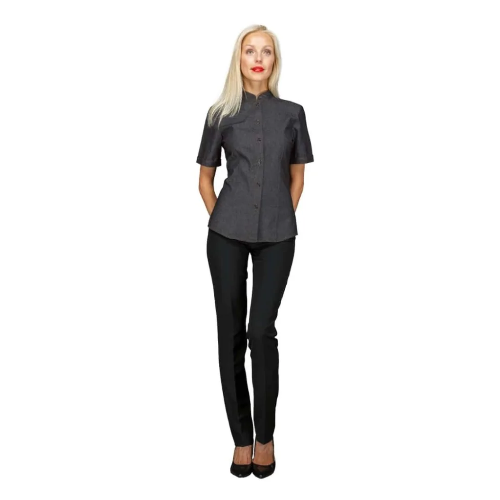 Camicia Donna Hollywood Stretch Black Jeans ISACCO