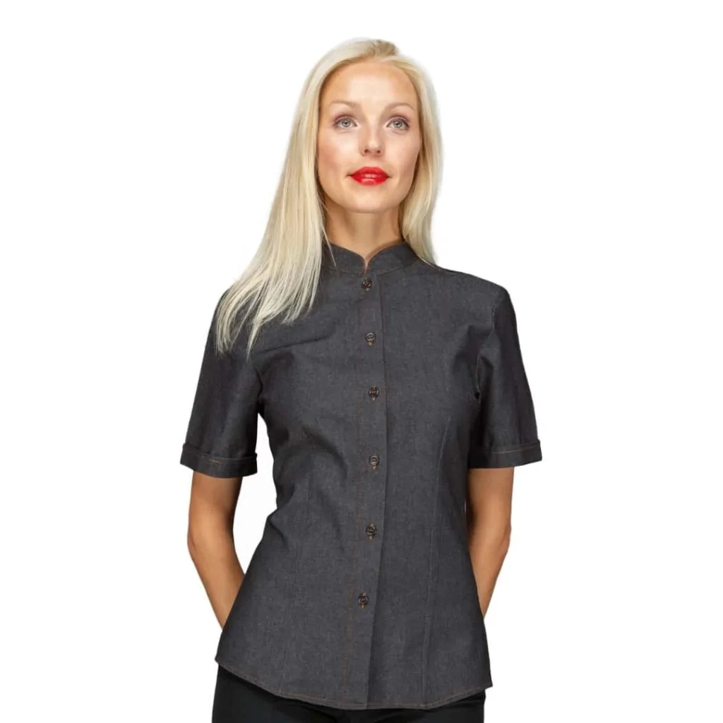 Camicia Donna Hollywood Stretch Black Jeans ISACCO