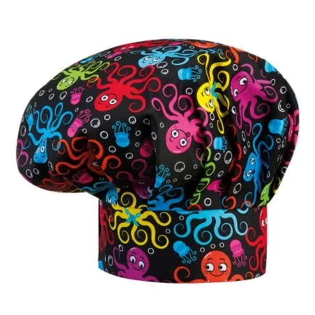 Cappello Cuoco Oktopus Regolabile Nero EGOCHEF