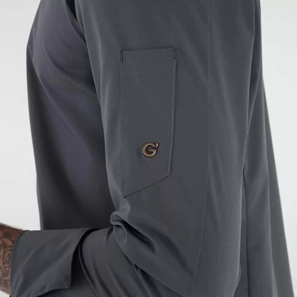 Giacca Cuoco Lauro Grigio Medio GIBLORS