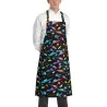 Grembiule Pettorina Bib Apron Space Nero EGOCHEF