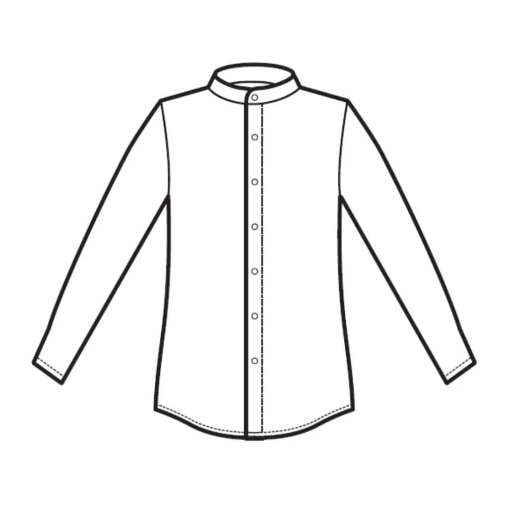 Camicia Unisex Portorico Jersey Nera ISACCO