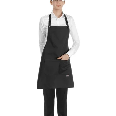 Grembiule Pettorina Short Nero EGOCHEF