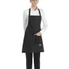 Grembiule Pettorina Short Nero EGOCHEF