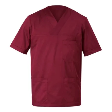 Casacca Medica Alberto Bordeaux Manica Corta GIBLORS