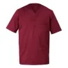 Casacca Medica Alberto Bordeaux Manica Corta GIBLORS