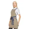 Grembiule Pettorina Oxford Natural ISACCO