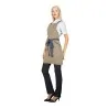 Grembiule Pettorina Oxford Natural ISACCO