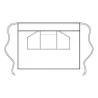 Grembiule Porta Tablet Eldorado Nero ISACCO