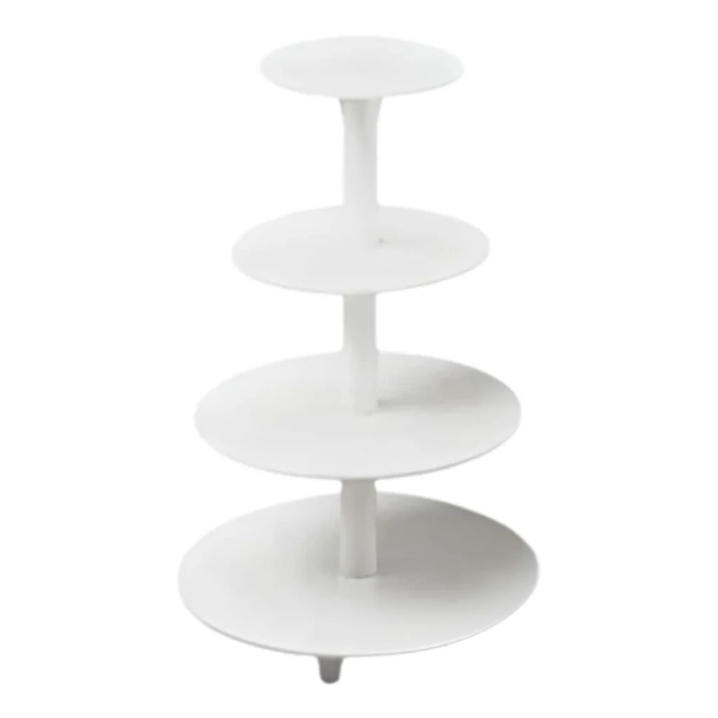 Alzata Buffet 4 Piani Bianca 34-30-25-20 cm MORINI