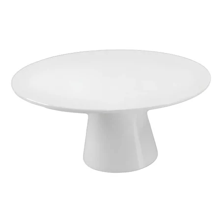 Alzata Torta Tonda a Piede Bianca Melamina Ø 36 cm H 16,5 cm