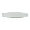 Piatto Ovale con Bordo Hygge Bianco Porcellana 34x23 cm BONNÀ