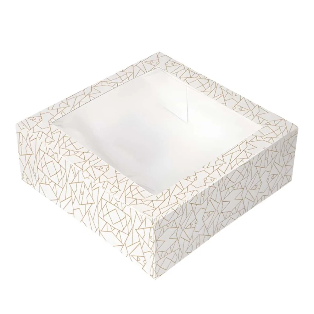 Scatola Pasticceria Con Finestra 28x28x10 cm 5 pz GARCIA DE POU