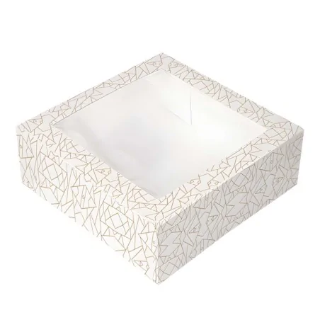 Scatola Pasticceria Con Finestra 28x28x10 cm 5 pz GARCIA DE POU