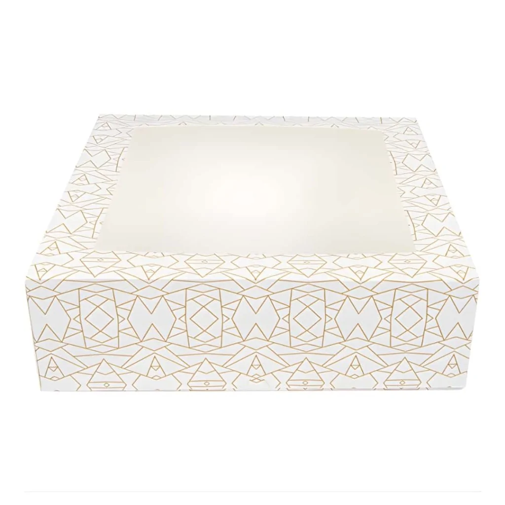 Scatola Pasticceria Con Finestra 32x32x10 cm 5 pz GARCIA DE POU
