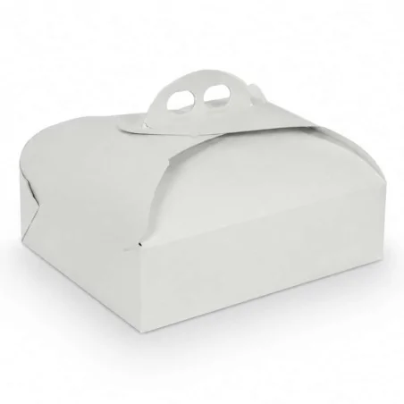 Scatola Portatorte Ramage Bianca 27x27x7 cm 5pz IMBALLAGGI