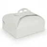 Scatola Portatorte Ramage Bianca 27x27x7 cm 5pz IMBALLAGGI
