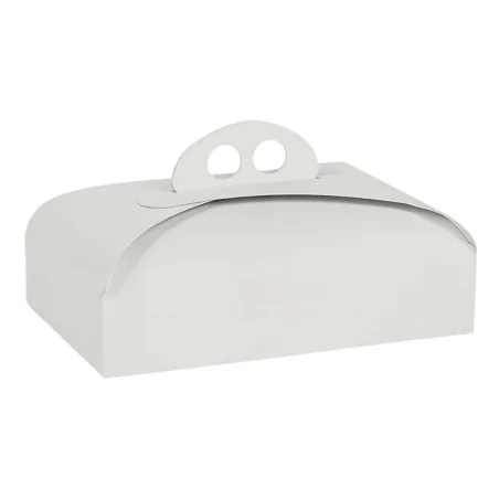 Scatola Portatorte Ramage Bianca 18x38x7 cm 5 pz IMBALLAGGI