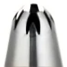 Bocchetta a Fiore Acciaio Inox 18 mm per Sac à Poche