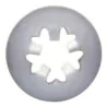 Bocchetta a Fiore Acciaio Inox 18 mm per Sac à Poche