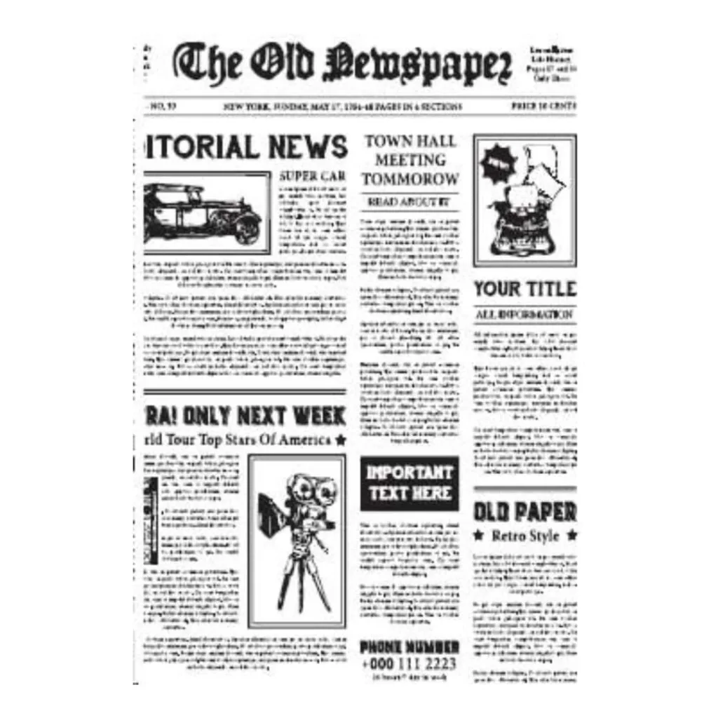 Carta Fritti Antigrasso Journal 20x33 cm 500 pz NEW PLAST