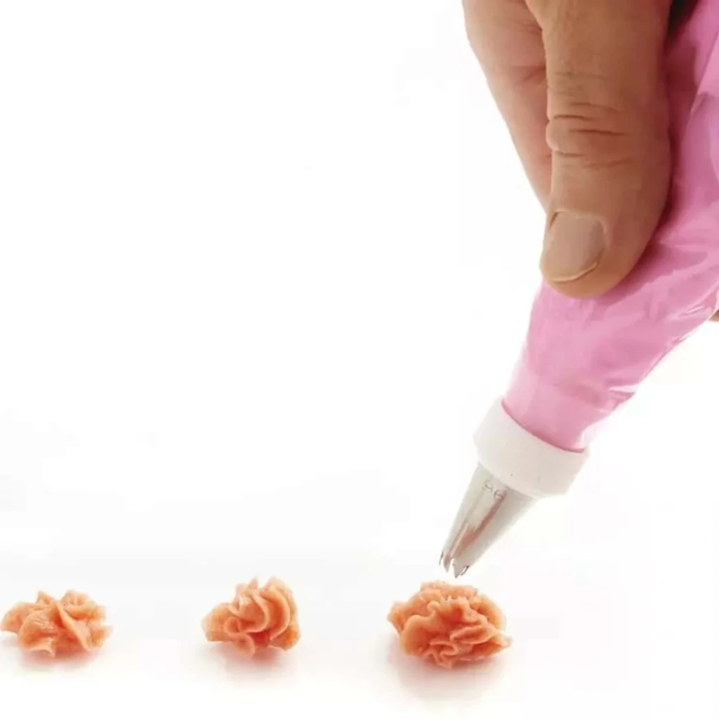 Bocchetta a Fiore Aperto Large Acciaio Inox per Sac à Poche