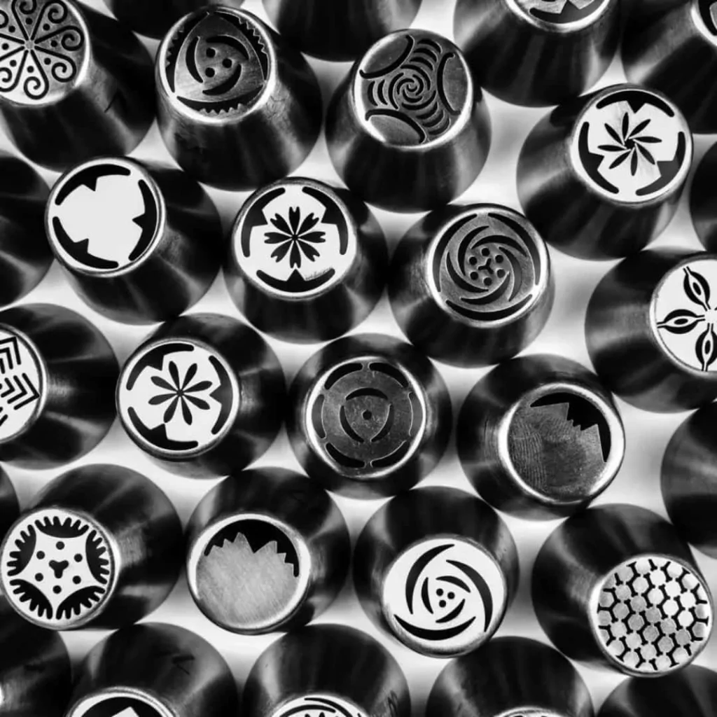 Bocchetta a Fiore Aperto Large Acciaio Inox per Sac à Poche