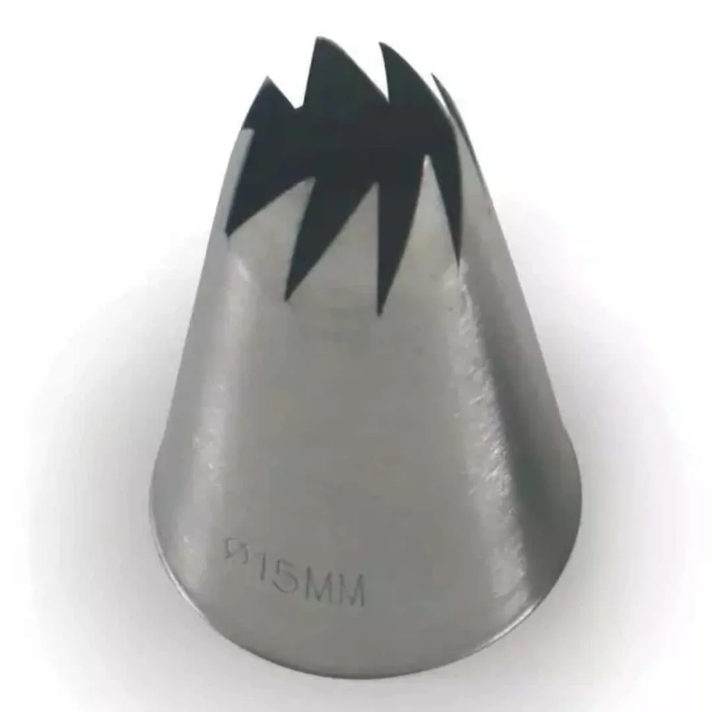 Bocchetta a Fiore Aperto Large Acciaio Inox per Sac à Poche
