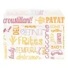 Sacchetti Frittura Parole Carta Antigrasso 12x9 cm 1000 pz