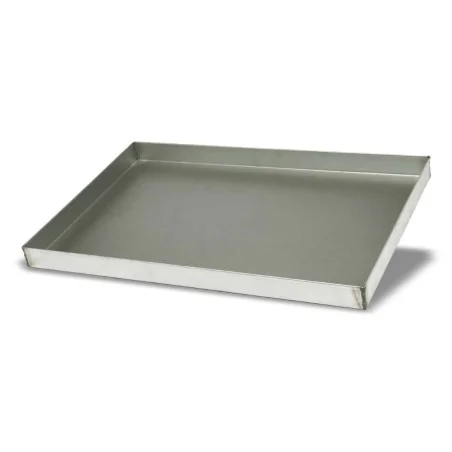 Teglia Rettangolare Alluminio 60x40 Angoli Dritti H2 cm DT