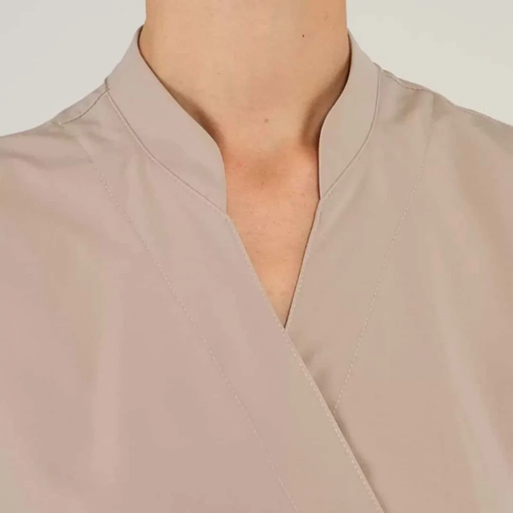 Kimono Paola Beige Manica Corta GIBLORS