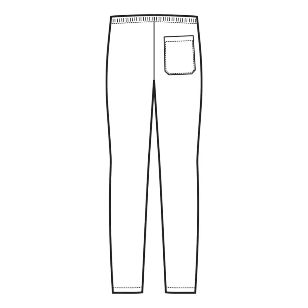 Pantalone con Elastico in Cotone e Lino ISACCO