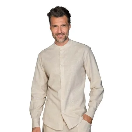 Camicia Detroit Unisex in Cotone e Lino ISACCO