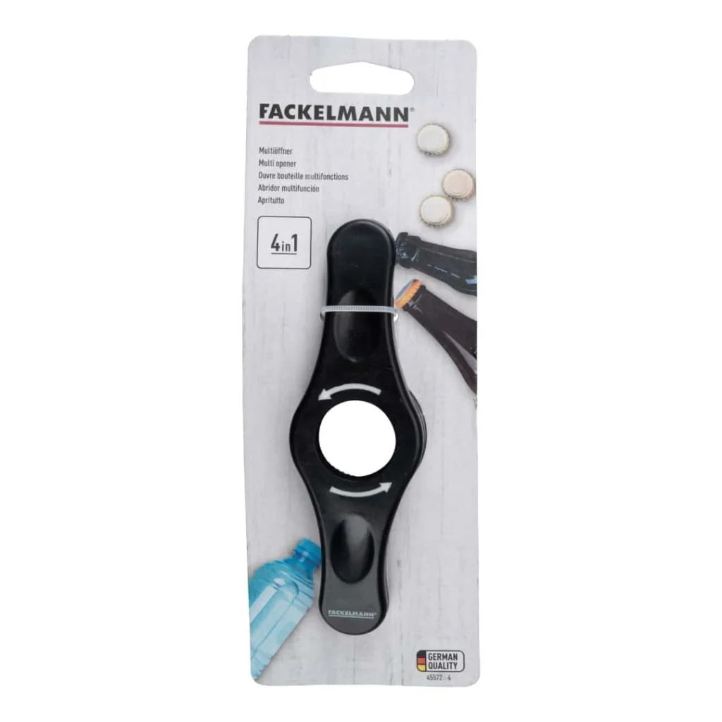 Apribottiglie Multifunzione 4 in 1 Help&Safe FACKELMANN