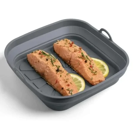 Stampo Pieghevole Silicone Friggitrice ad Aria e Forno 22x22 cm
