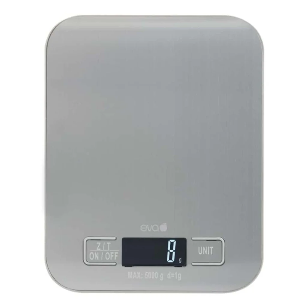 Bilancia da Cucina Digitale in Acciaio 5 kg / 1 g EVA COLLECTION